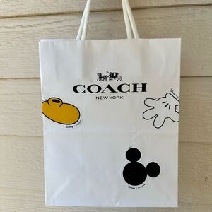 Coach x Disney collab small shopping bag